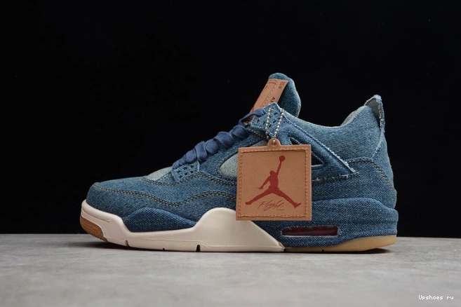 X 4 AO2571-401 NIKE AIR JORDAN LEVI'S DENIM 0414